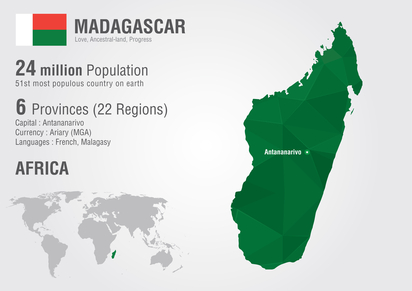 Madagaskar Infografik